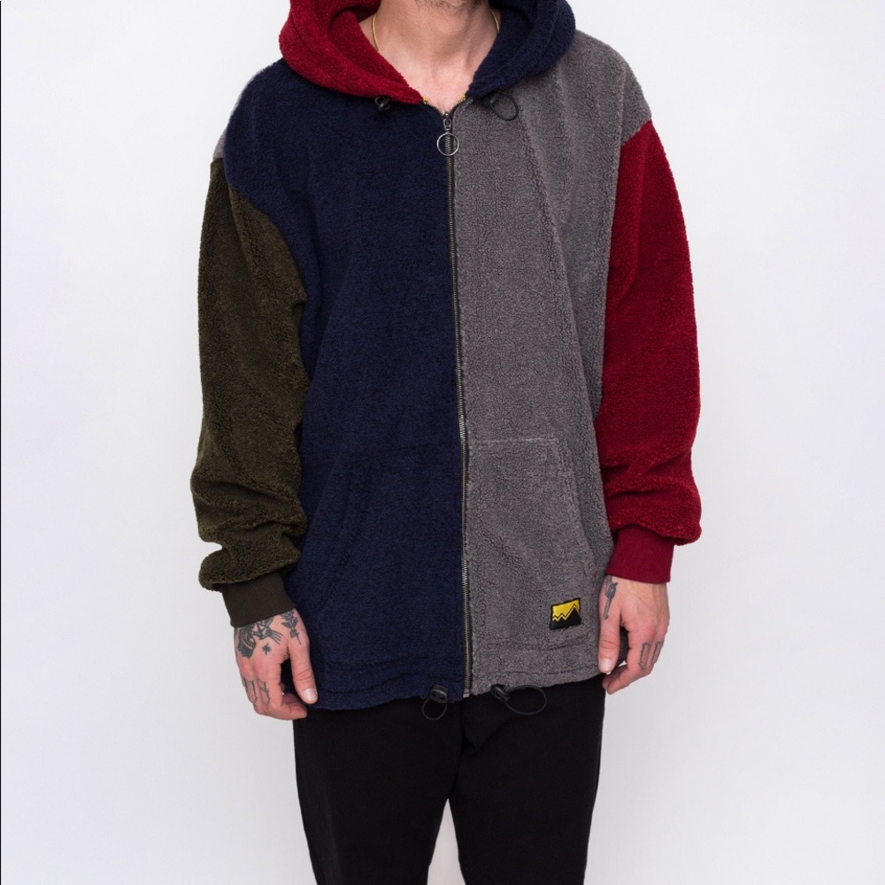 Lazy Oaf Colour Block Fleece - Picture 2 of 11
